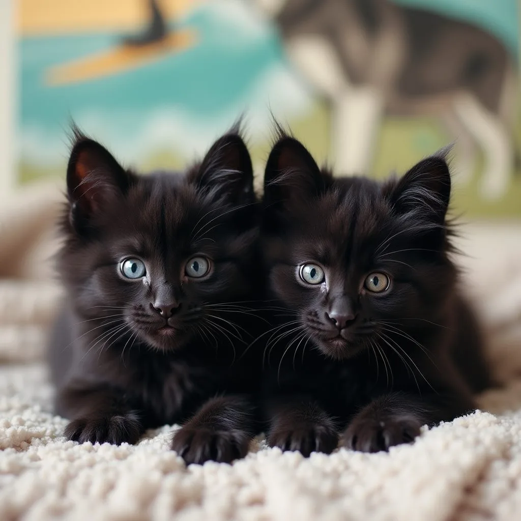 black maine coon kittens