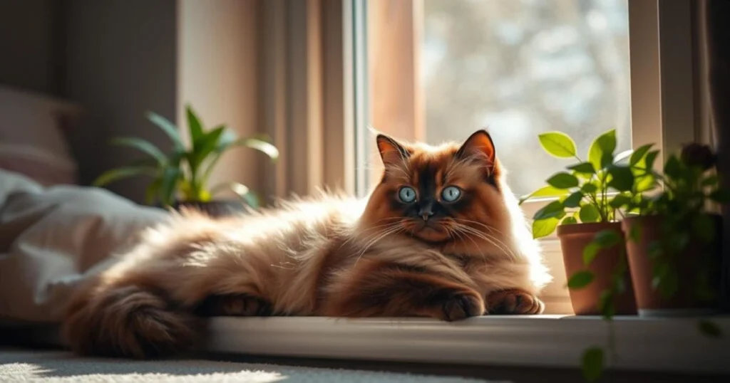 Brown Ragdoll Cat