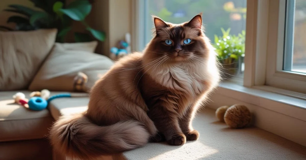 Brown Ragdoll Cat Breed