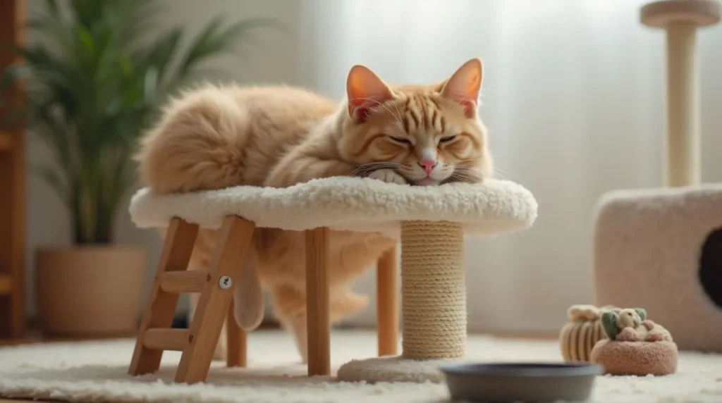 Life Expectancy of Munchkin Cats scratching posts