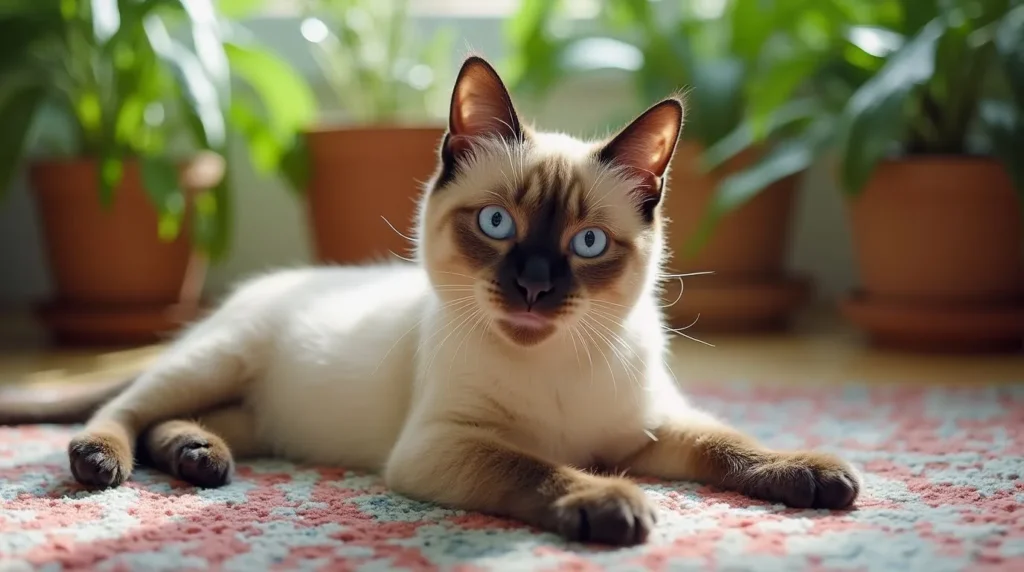 Siamese cat mix