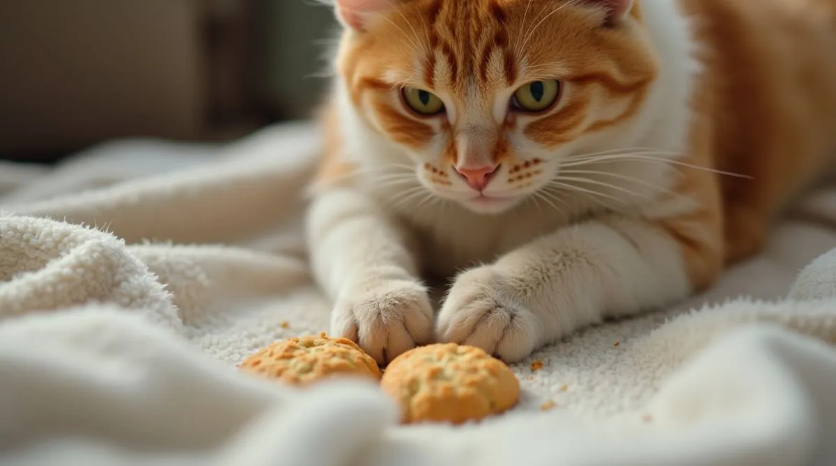 Why Do Cats Make Biscuits - Cat kneading a soft blanket