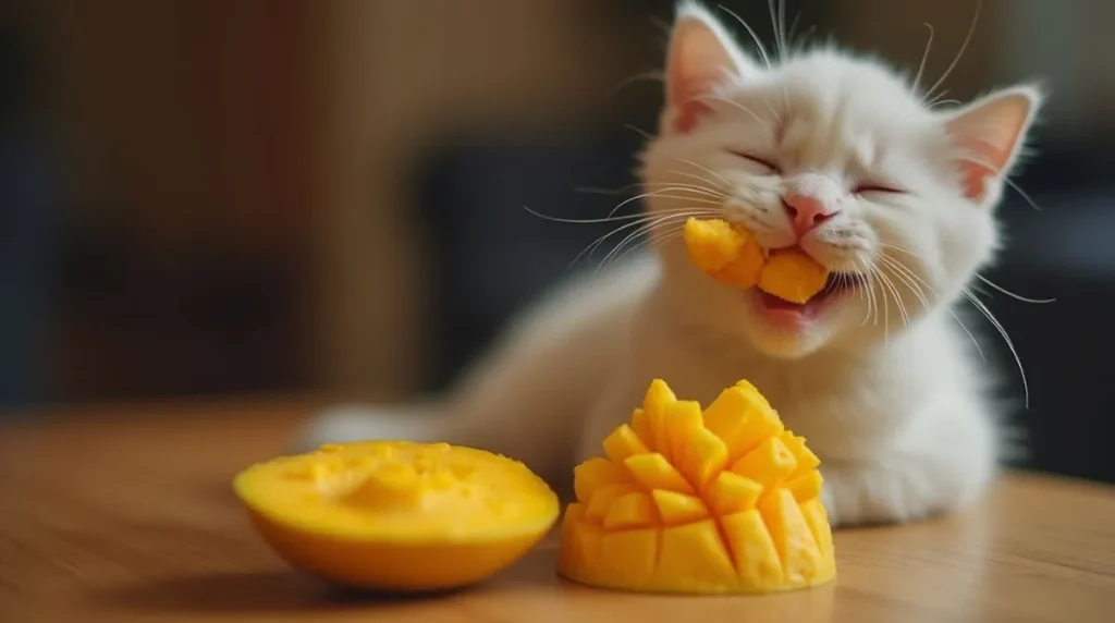 can kittens eat mango