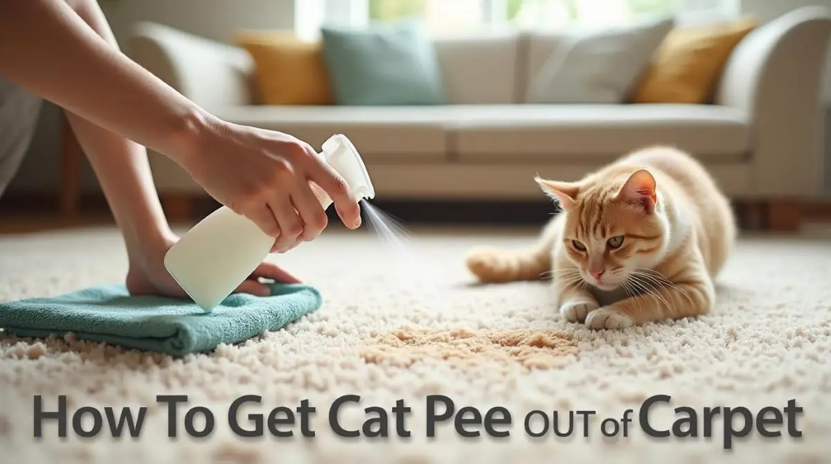 How to Get Cat Pee Out of Carpet